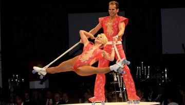 Rollerskate Akrobatik bei Leinup Agentur muenchen 2022