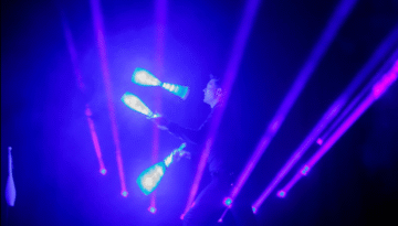 Laser Show AJongleur und Entertainer bei Leinup Künstleragentur München 08