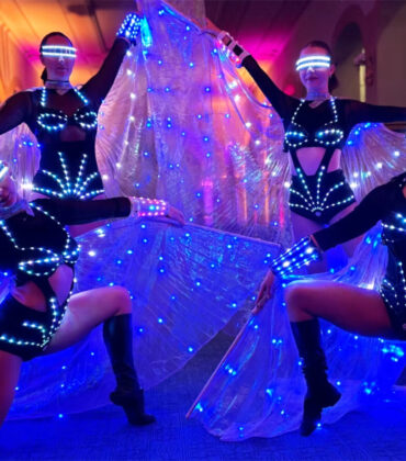 Futuristische Led Tanz show leinup Agentur Futuristische Led Tanz show leinup Agentur