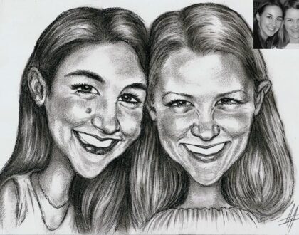 Porträtist, Karikaturist leinup